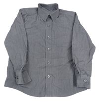 Tmavosivá melírovaná košeľa