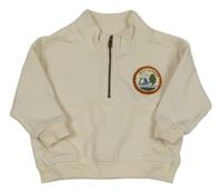 Smotanová mikina s nášivkou sfera