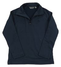 Tmavomodrá športová thermo mikina