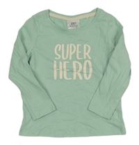 Světlezelené triko s nápisem Lily & Dan