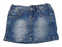 Modrá rifľová sukňa Zara