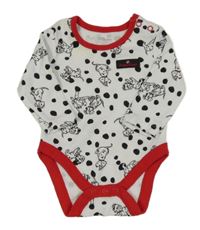 Bílo-červené body s dalmatiny Primark
