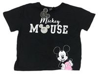 Čierne tričko s Mickeym zn. Primark