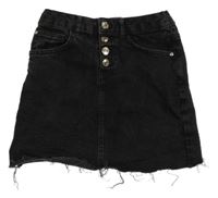 Tmavošedá riflová sukně Denim Co.