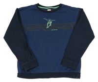 Tmavomodré triko se skejťákem John Lewis