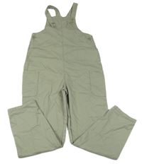 Nové - Svetlozelené plátenné na traké nohavice George