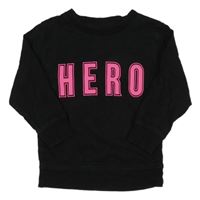 Čierna mikina s nápisom Next