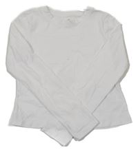Biele crop tričko H&M