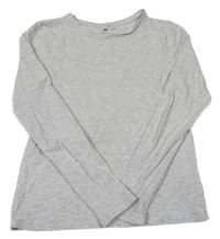 Svetlosivé melírované tričko H&M