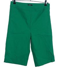 Dámske zelené elastické capri nohavice Papaya