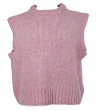 Dámská růžová svetrová vesta Primark 