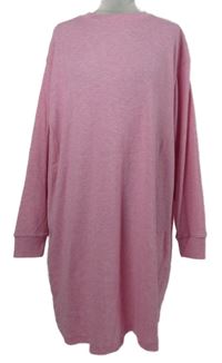 Dámské růžové svetrové šaty Primark 