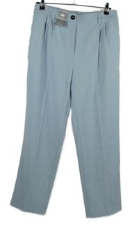 Nové - Dámské světlemodré kalhoty s puky F&F