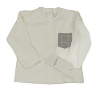 Nové - biele tričko s vreckom