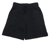 Černé teplákové kraťasy 