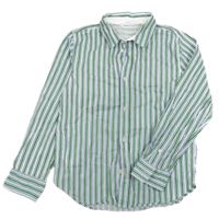 Bílo-modro-zelená pruhovaná košile H&M