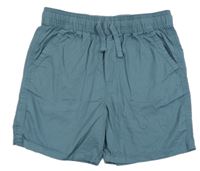 Modré plátenné kraťasy Primark