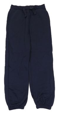 Tmavomodré cuff tepláky Dunnes