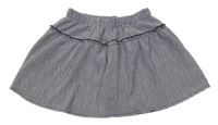 Čierno-biela kockovaná sukňa Zara