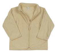 Vanilková prepínaci fleecová mikina H&M