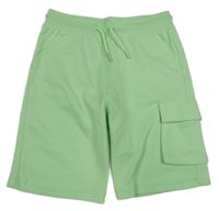 Svetlozelené bavlnené kraťasy s vreckom F&F