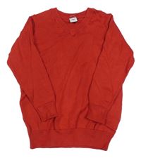 Tmavočervený sveter Tu