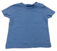 Modré tričko s kapsičkou Mothercare