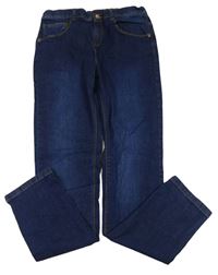 Tmavomodré skinny rifle Nutmeg