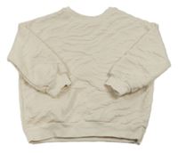 Svetlobéžová 3D vzorovaná mikina George