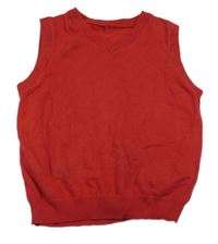 Červená pletená vesta George