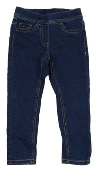 Modré džegíny C&A