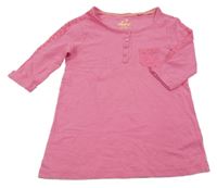 Ružové tričko s čipkou Pepperts