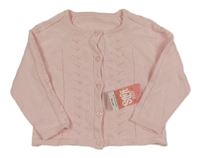 Nové - Ružový prepínaci sveter s 3D bodky Matalan