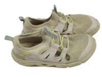 Béžové prodyšné outdoorové topánky Decathlon vel.32