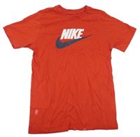 Červené tričko s logem Nike 