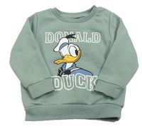 Zelenošedá mikina s Donaldem Primark