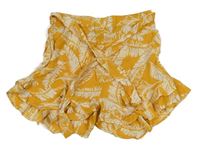 Okrové kraťasy s listami zn. River Island