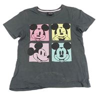 Šedé tričko s Mickeym Primark