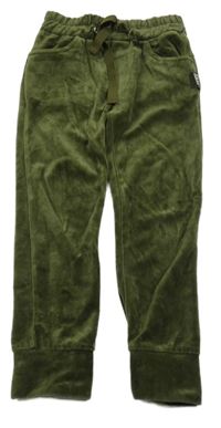 Khaki zamatové nohavice ZaiZai