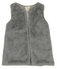 Sivá kožušinová vesta Primark