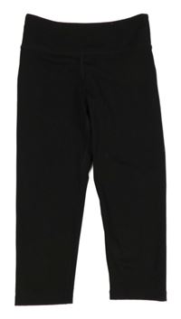 Čierne športové capri legíny H&M