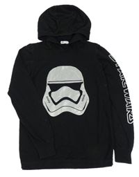 Černý svetr s kapucí - StarWars H&M