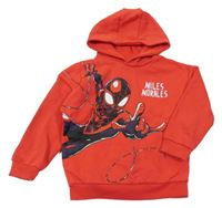 Červená mikina so Spider-manem a kapucňou Primark