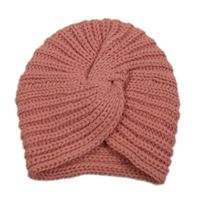 Skořicová rebrovaná turbanová čapica F&F