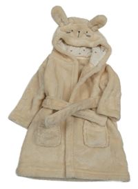 Pudrový plyšový župa s kapucí - zajíček Tu