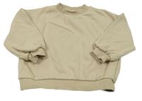 Béžová oversize mikina ZARA