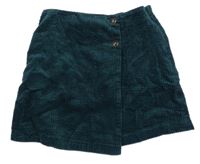 Smaragdová menšestrová sukňa Next