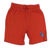 Červené bavlnené kraťasy so žralokom Primark