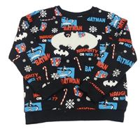 Čierna mikina s Batmanem a darčekmi Primark