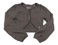 Hnedé svetrové prepínaci bolerko S. Oliver